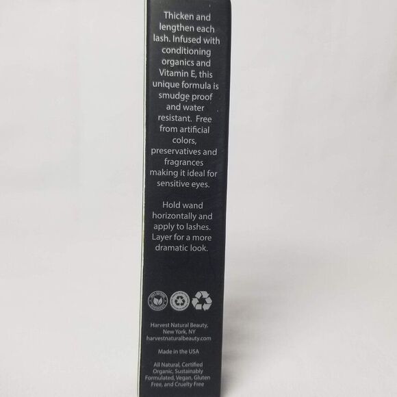 Harvest Natural Beauty - Lengthening Organic Mini Mascara - 099 Black - Picture 3 of 9